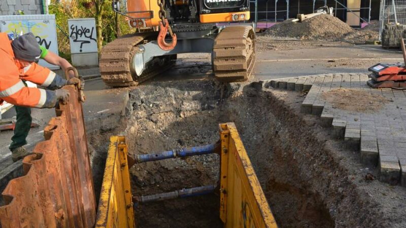 Sanierung: Baustelle führt zu mehreren Umleitungen in Neviges