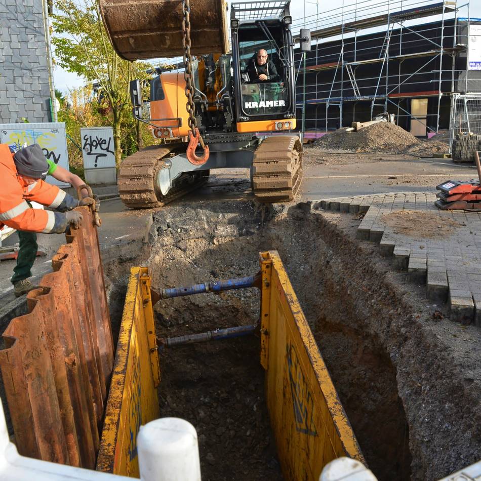 Sanierung: Baustelle führt zu mehreren Umleitungen in Neviges