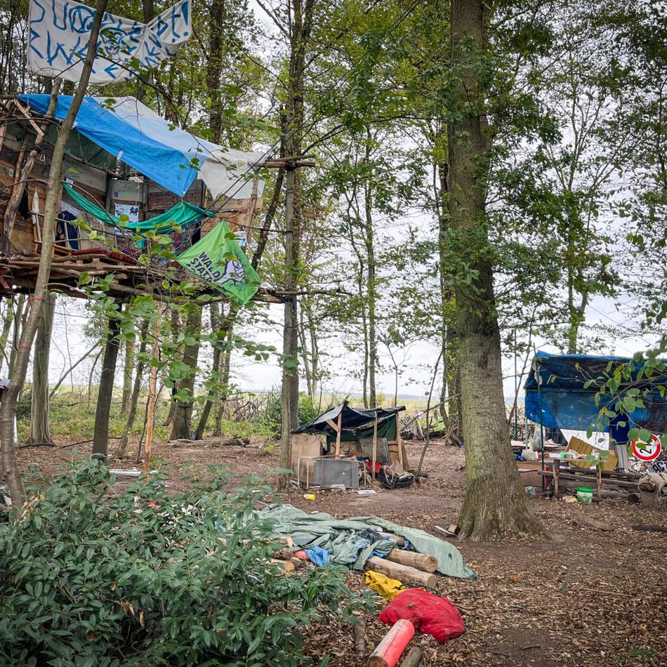 RWE-Räumungspläne am Hambacher Forst: Aktivisten am „Sündenwäldchen“ – „Freiwillig werden wir nicht gehen“