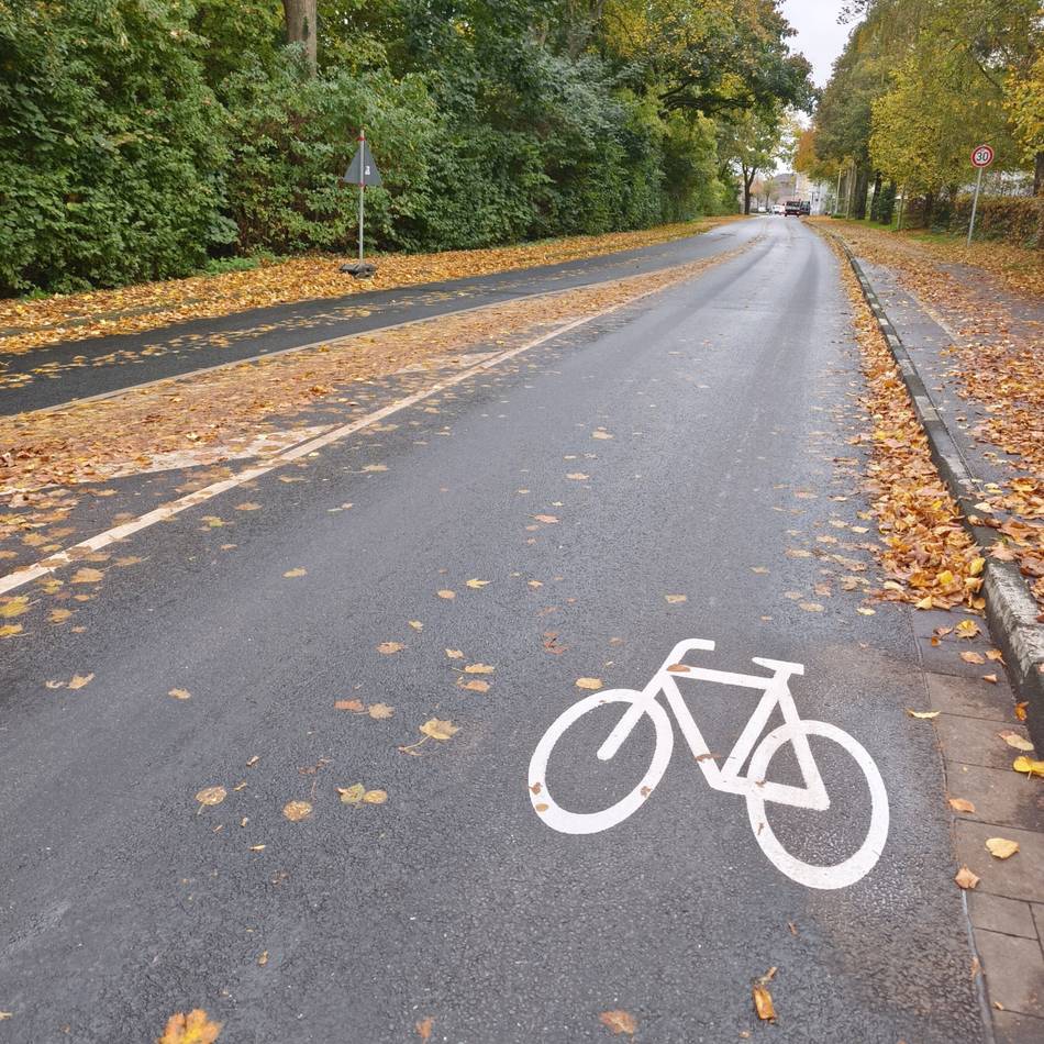Aktion in Nettetal: Fahrradpiktogramme sollen Radfahrern mehr Sicherheit bieten