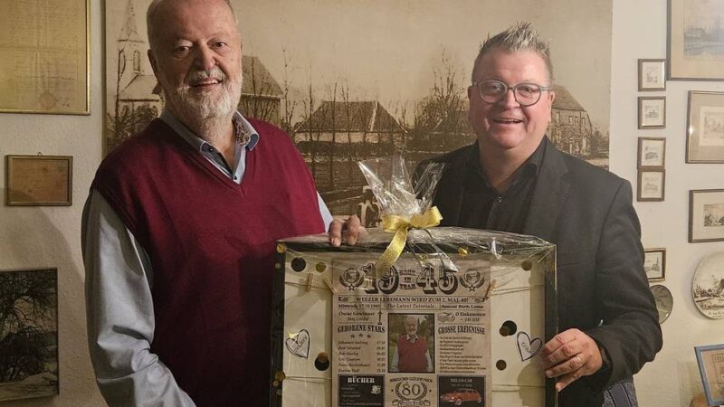 Koenen gratulierte: Ex-Bürgermeister Snelting wurde 80