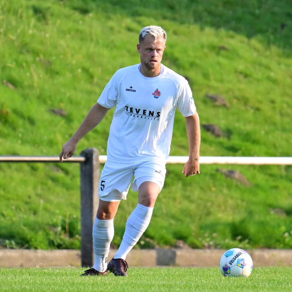 Schweres Spiel beim heimstarken Neuling: Abwehrchef Philipp Divis will beim 1. FC Kleve auf Nummer sicher gehen