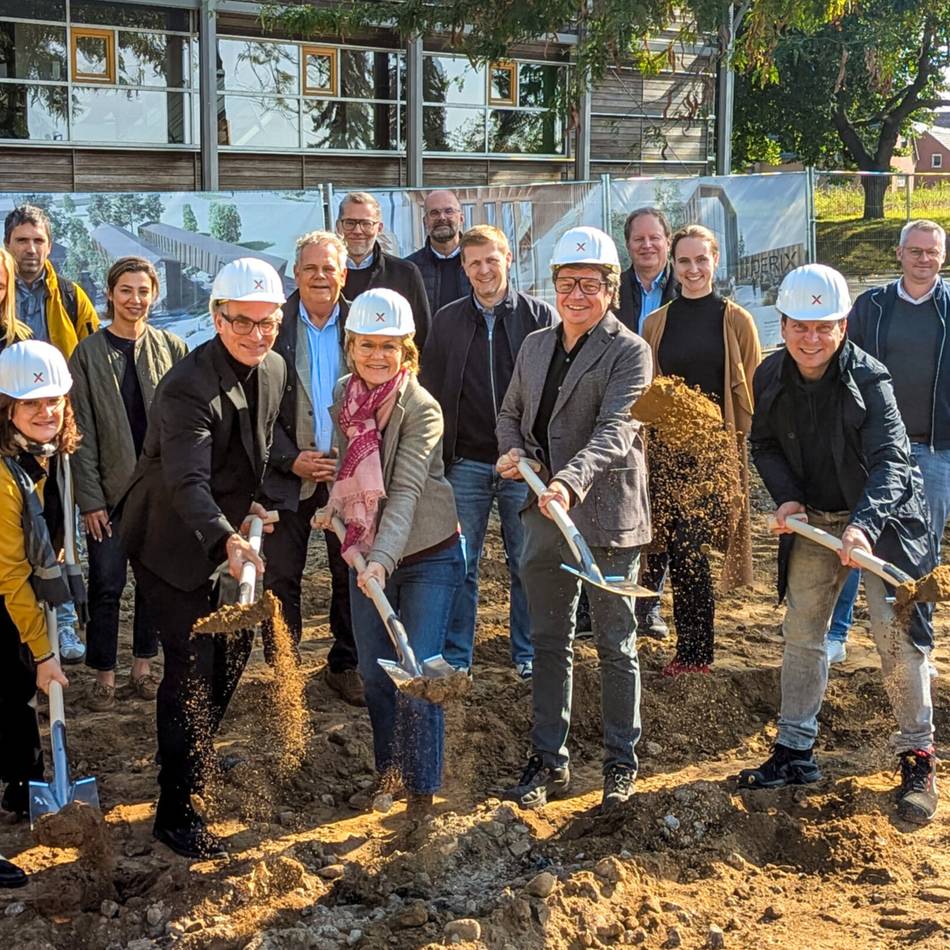 Spatenstich in Niederkrüchten: Wegweisender Neubau der Firma Derix