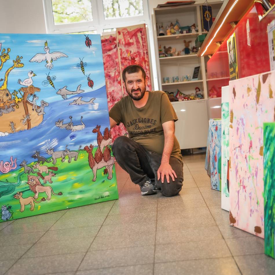 Der Kaarster Maler Necati Özen im Portrait: „Bitte lasst mich endlich einfach ein Künstler sein“