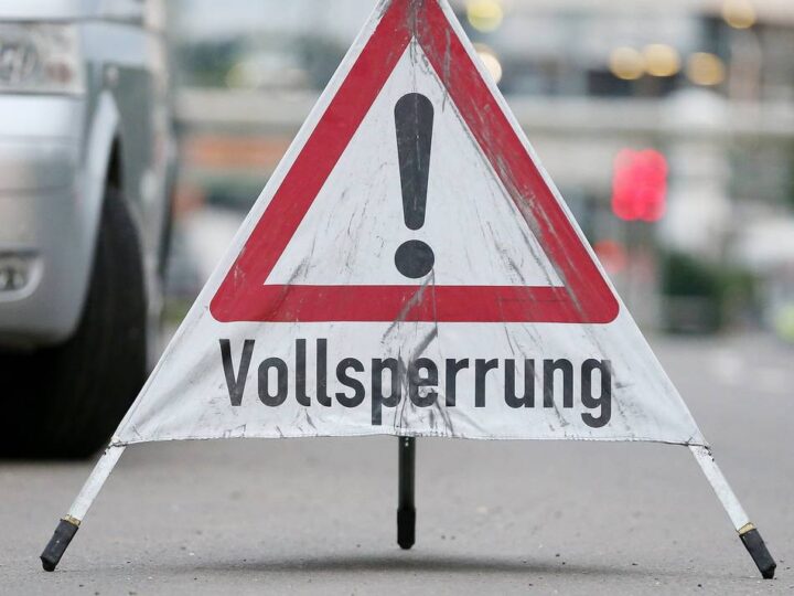 Von der Wöhlerstraße Richtung Köln: Vollsperrung der Zufahrt auf den Europaring