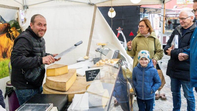 Veranstaltung in Erkelenz: Französischer Markt lockt Besucher trotz Regen