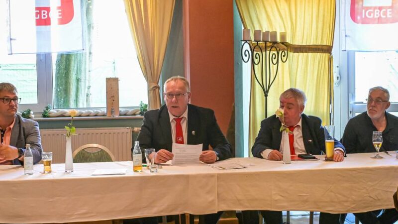 IGBCE Ortsgruppe Linker Niederrhein: Gewerkschaftstreffen in den Lindenstuben in Geldern
