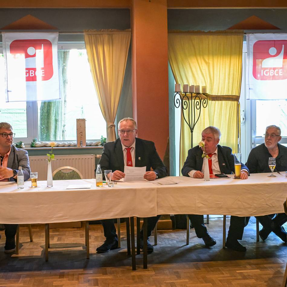 IGBCE Ortsgruppe Linker Niederrhein: Gewerkschaftstreffen in den Lindenstuben in Geldern