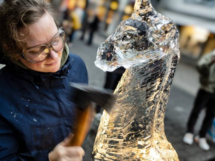Kunstnacht in Leverkusen: Kreativ und löwenstark
