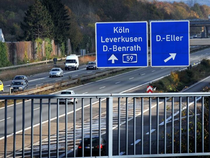 Zwischen Düsseldorf und Monheim: A59 acht Monate lang gesperrt – Termin für Fahrbahnsanierung steht fest