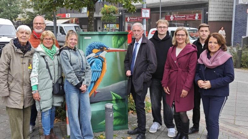 Projekt für die Innenstadt: Stromkästen funktionieren aufgehübscht doppelt gut