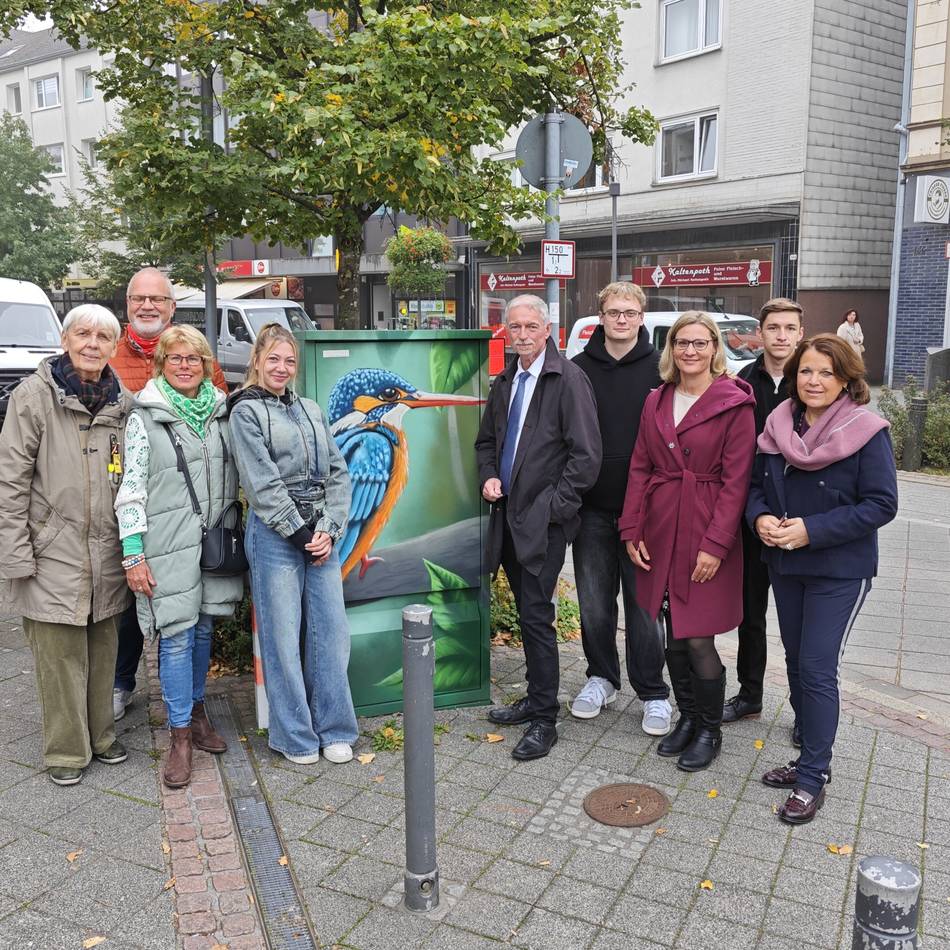 Projekt für die Innenstadt: Stromkästen funktionieren aufgehübscht doppelt gut
