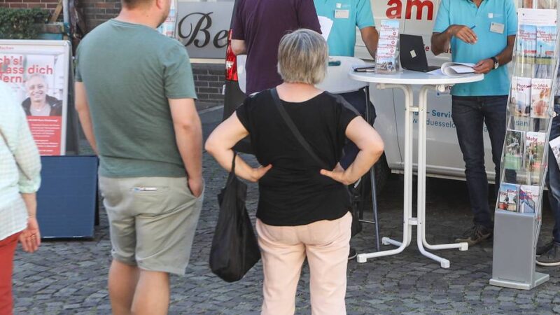 Aktion der Stadt: Klimamobil macht vor Winterpause Station in Benrath