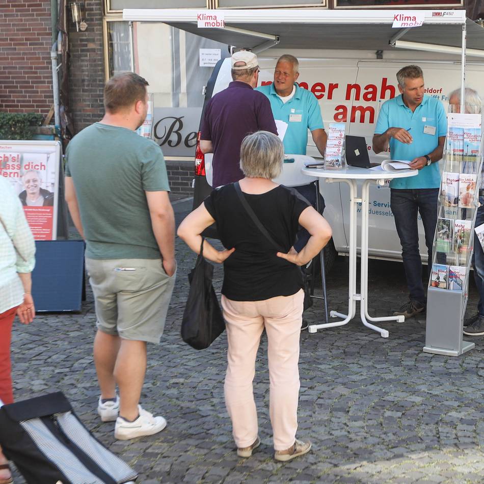Aktion der Stadt: Klimamobil macht vor Winterpause Station in Benrath