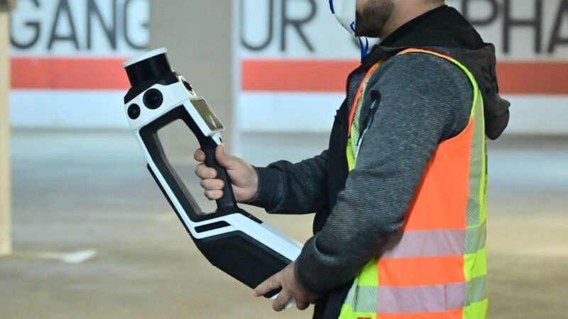 Neue Wege bei der Sanierung in Krefeld: Stadt testet 3D-Scans an Tiefgarage