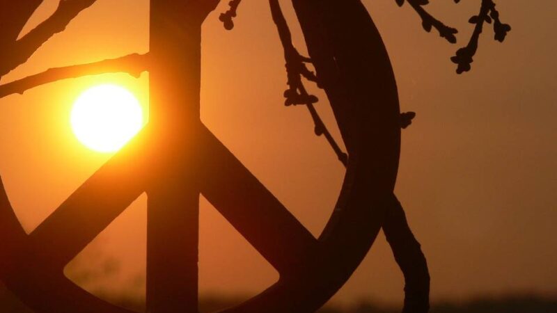 Bild von Ria Abels: Foto aus Kevelaer soll Hoffnung auf Frieden machen