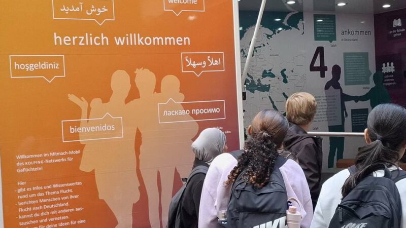 Im Rahmen der interkulturellen Woche: Mitmach-Mobil des Kolping-Netzwerks in Nettetal