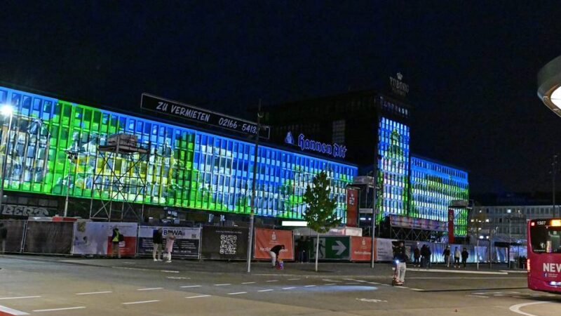 Kunstaktion am Haus Westland in Mönchengladbach: „Man fühlt sich wie in Berlin“
