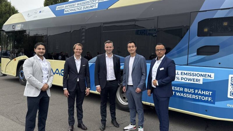 Technik aus Hückeswagen: Wasserstoffbusse der OVAG fahren mit Pflitsch-Komponenten