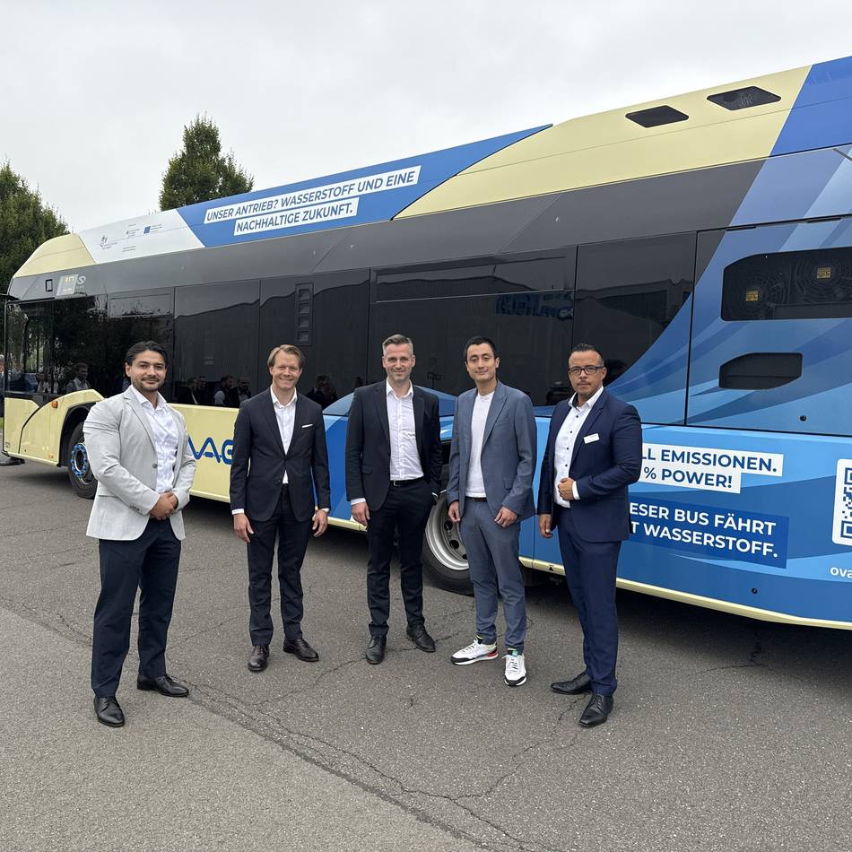Technik aus Hückeswagen: Wasserstoffbusse der OVAG fahren mit Pflitsch-Komponenten