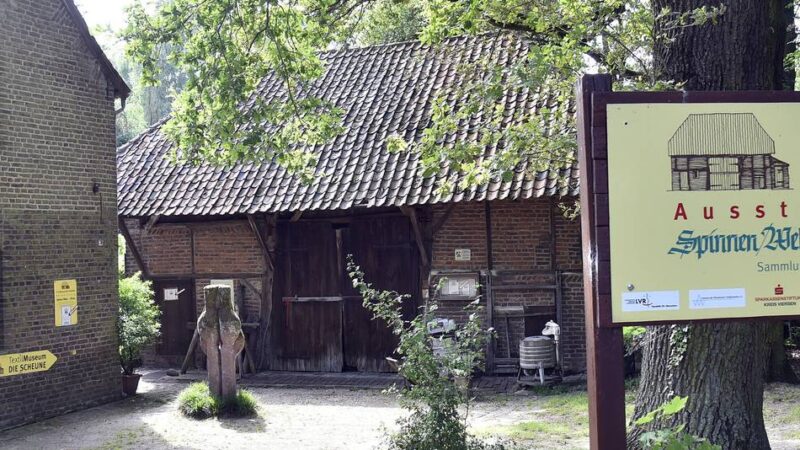 Saisonende in Hinsbeck: Textilmuseum Die Scheune geht in den Winterschlaf