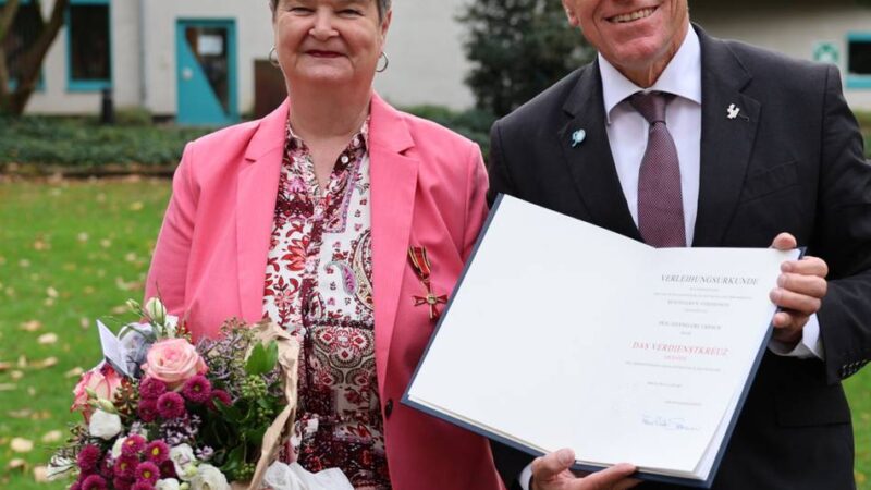 Schießsportverein Neuss-Reuschenberg: Bundesverdienstkreuz für Hannelore Urbach