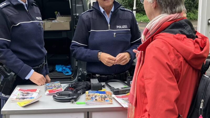 Präventionsteam der Polizei Viersen berät: „Innerhalb von einer Sekunde war Stress im Raum“