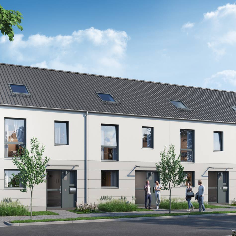 Neues Quartier in Hafennähe: Fast 100 neue Häuser entstehen in Duisburger Viertel