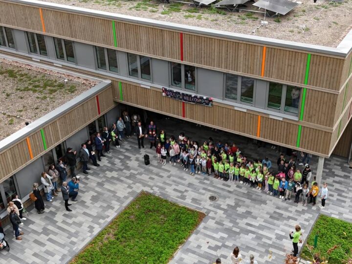 Drei Jahre nach Brand : Neubau der St.-Michael-Grundschule in Reichswalde ist fertiggestellt