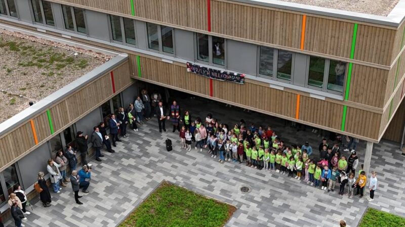Drei Jahre nach Brand : Neubau der St.-Michael-Grundschule in Reichswalde ist fertiggestellt