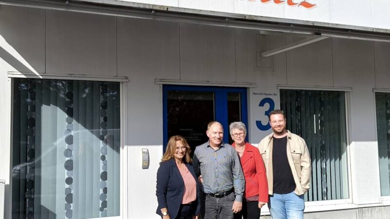 Nettetaler Familienbetrieb: Wirtschaftsförderung besucht Malerbetrieb Schmitz