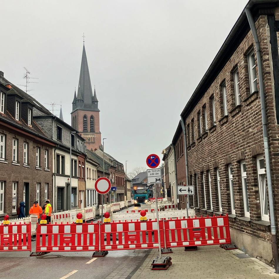 Sanierung der Oedter Ortsdurchfahrt: Vierter Bauabschnitt wird vorbereitet