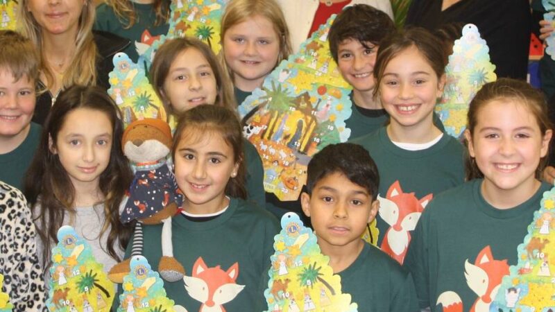 Lions-Club Willich: Grundschüler gestalten den Adventskalender