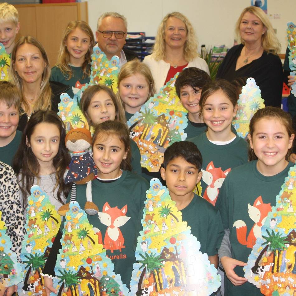 Lions-Club Willich: Grundschüler gestalten den Adventskalender