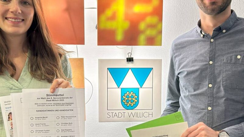 15 Kandidierende treten an: Willicherinnen und Willicher wählen Seniorenbeirat