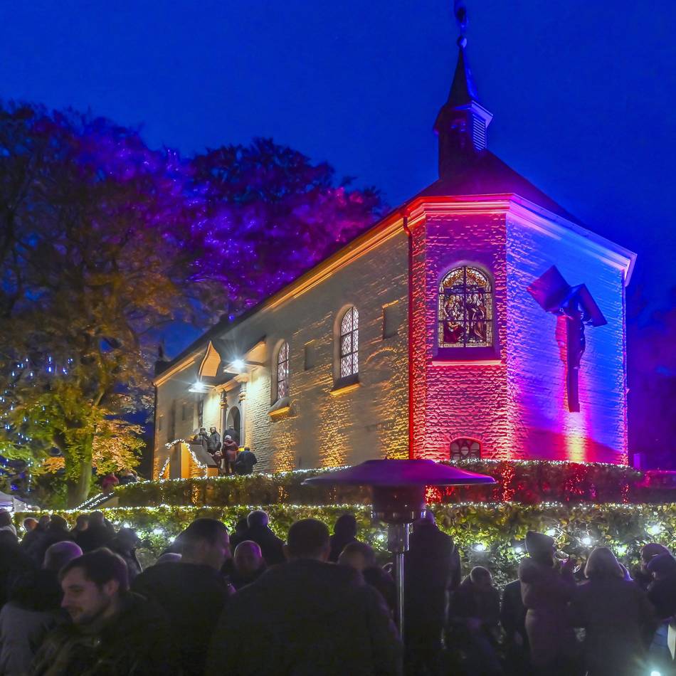 Kapelle Klein-Jerusalem in Neersen: Vor dem Lichterfest wird aufgeräumt
