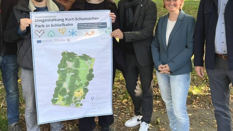 Umbau der Grünanlage in Willich-Schiefbahn: Kurt-Schumacher-Park wird gesperrt