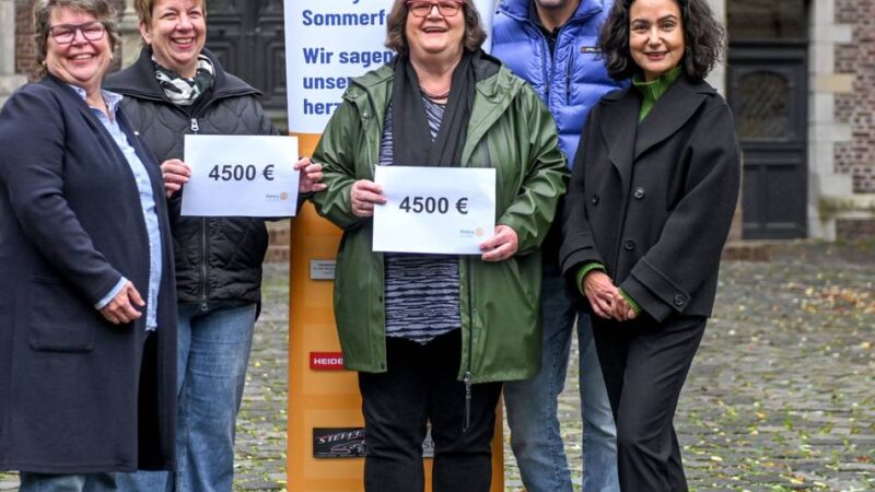20 Jahre Rotary-Club Willich: Willicher Rotarier unterstützen Familien