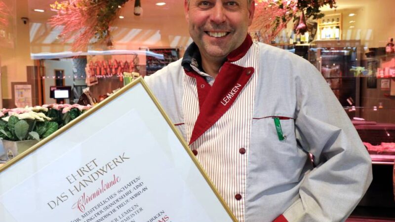 Familienbetrieb besteht seit 150 Jahren: Xantener Metzgerei Lemken feiert „außergewöhnliches Jubiläum“