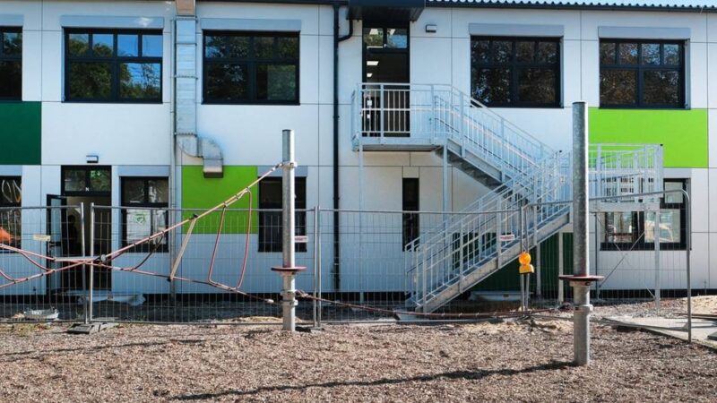 Wichtiges OGS-Projekt: Neuer Containerbau für die Melchior-Schule