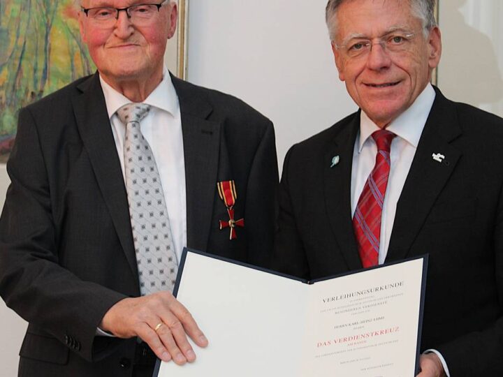 Hohe Auszeichnung für ehrenamtliches Engagement: Karl-Heinz Ehms aus Jüchen erhält Bundesverdienstkreuz