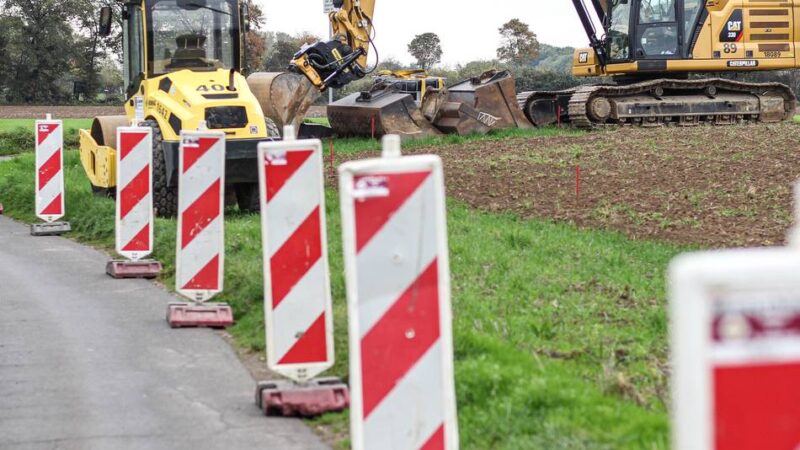 Arbeiten beginnen diese Woche: Große Kanal-Baustelle macht Straßen-Bypass in Wevelinghoven erforderlich