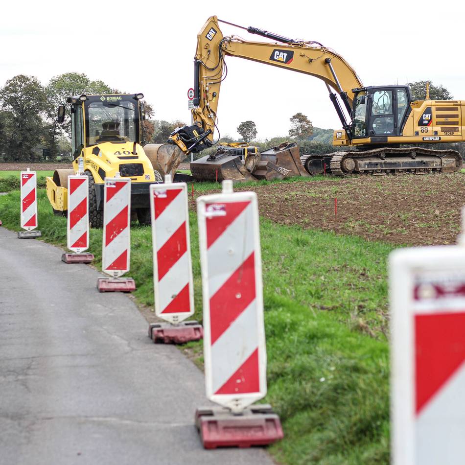 Arbeiten beginnen diese Woche: Große Kanal-Baustelle macht Straßen-Bypass in Wevelinghoven erforderlich