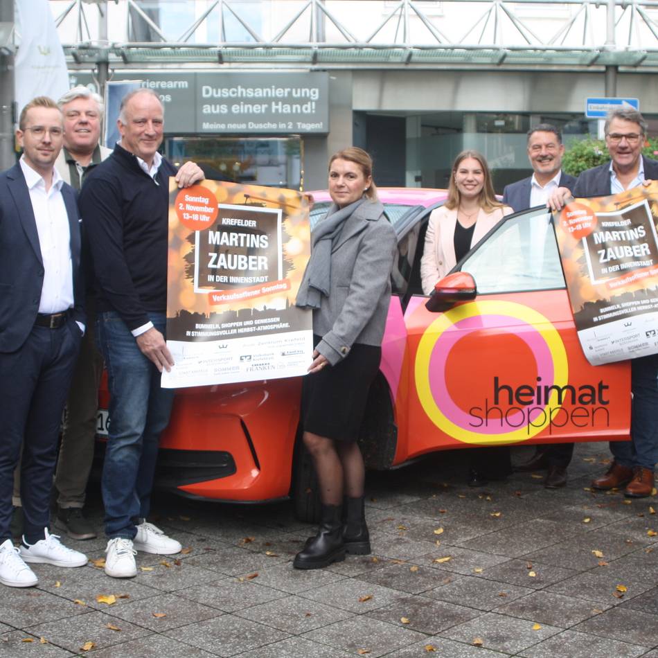 Aktion der Krefelder Werbegemeinschaft: Martinssause zum Novemberstart in der Innenstadt