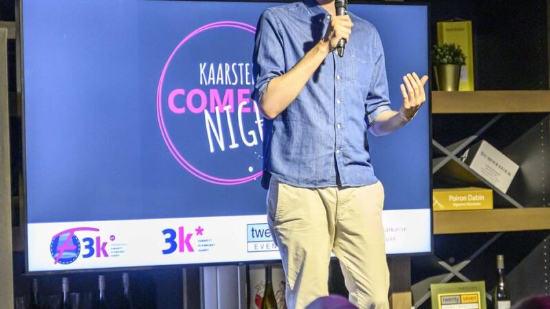 Auszeichnung für Nachwuchscomedian: Jonas Greiner erhält Kaarster Stern