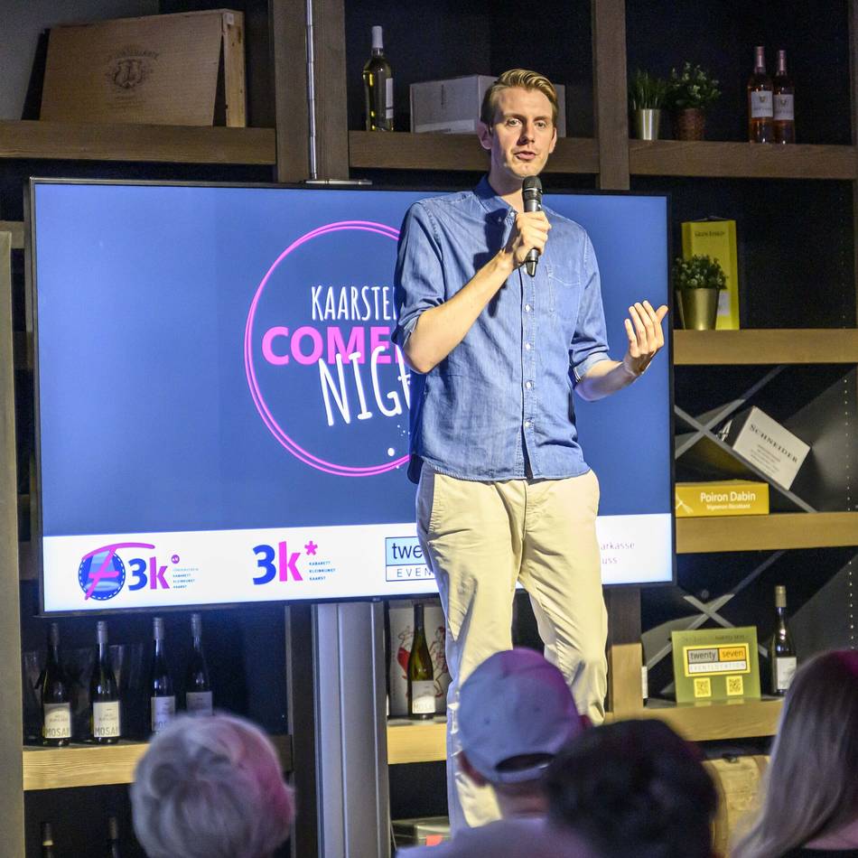 Auszeichnung für Nachwuchscomedian: Jonas Greiner erhält Kaarster Stern