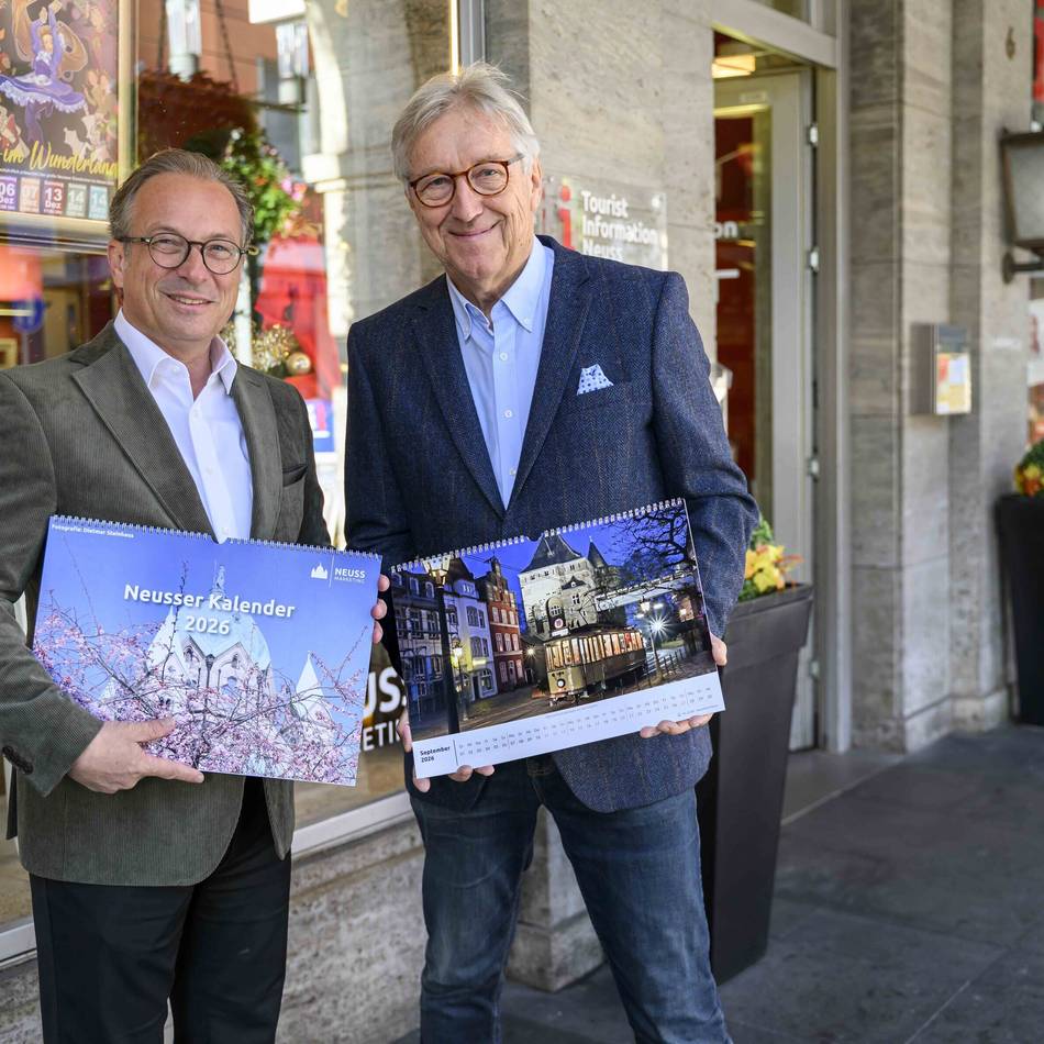 Bildmotive aus der Quiriniusstadt: Neuss Marketing präsentiert neuen Kalender