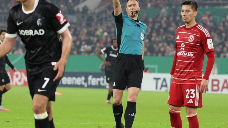 Kein Ausgleich, kein Platzverweis, keine Linie: Diskussionen um Schiedsrichter Zwayer nach Fortuna-Niederlage gegen Freiburg