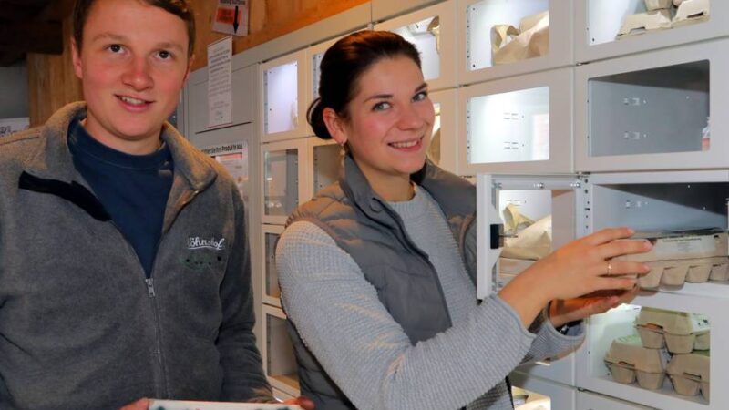 Direktvertrieb auf dem Höhnshof in Sonsbeck: Von Feld und Stall in den Automaten