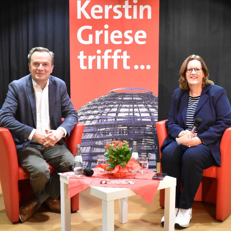 Zu Gast bei Kerstin Griese: Wirtschaftsexperte Südekum: Geld in echte Projekte ummünzen